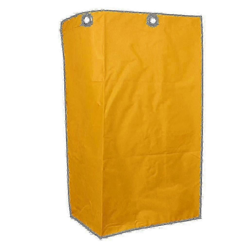 منظم تخزين عربة النظافة - حقيبة مساعدة صفراء مقاومة للماء 40x28x69 سم لأدوات التنظيف و Supplies_MM2