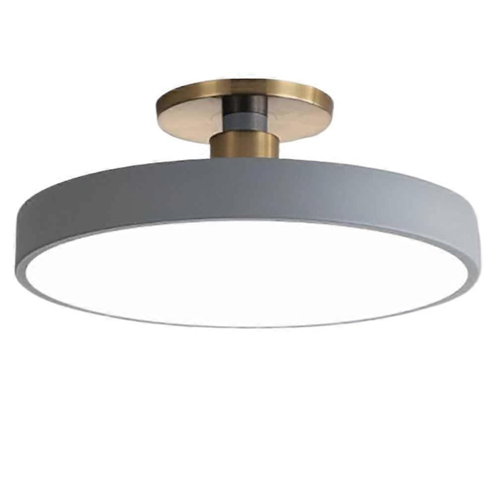 LED Ceiling Lamp Round 50cm Diameter 6000K Cold White Nordic Style Ceiling Light For Bedroom Balcony Corridor