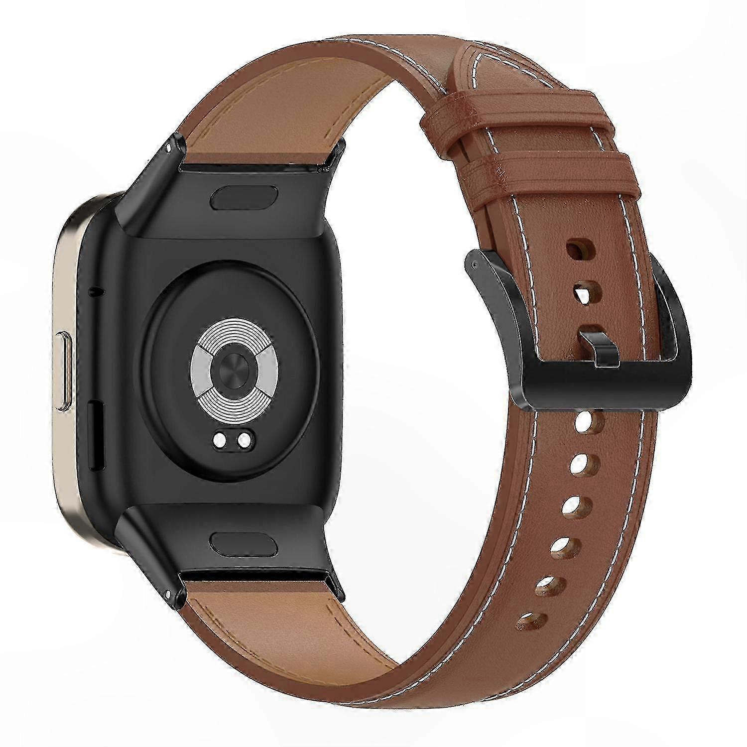 Cow Leather Adjustable Wrist Strap for Smartwatch-Compatible Models
