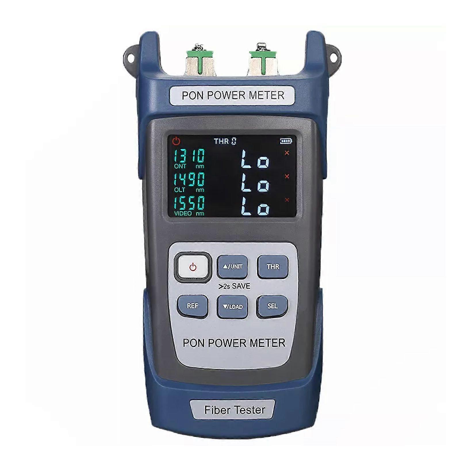 PON optical fiber power meter 1310/1490/1550nm ONT/OLT SM 9/125m SC APC/UPC USB