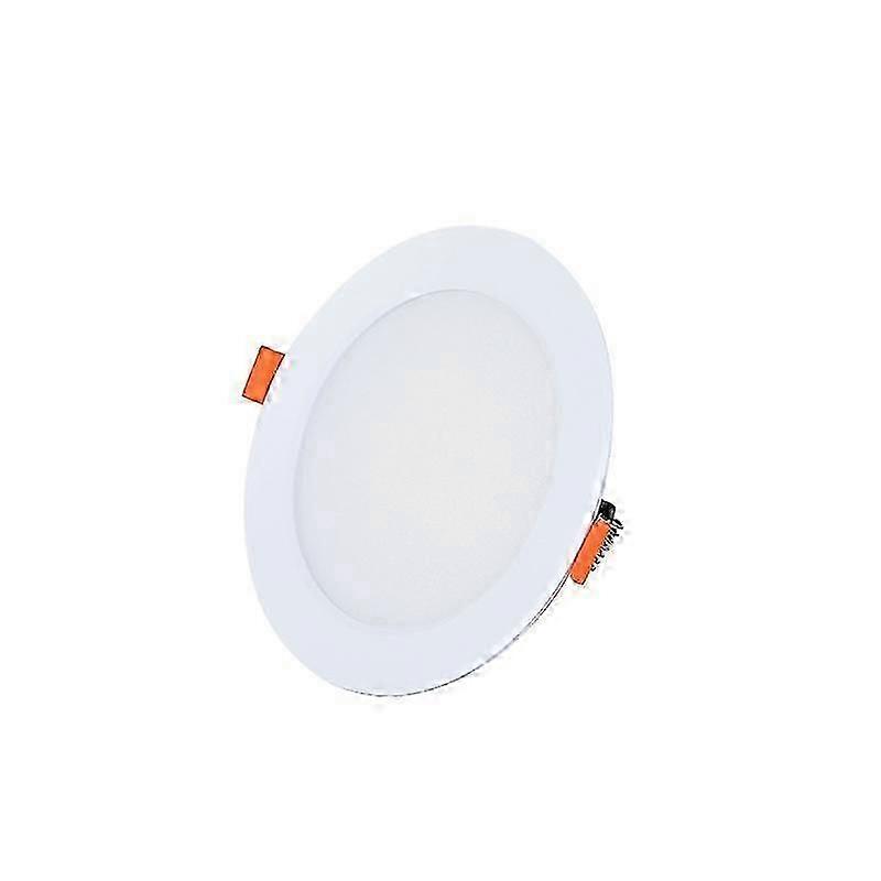 Round Ceiling Spotlight with 7W LED 12cm Diameter 6000K White Light Suitable for Living Spaces Pack of 4