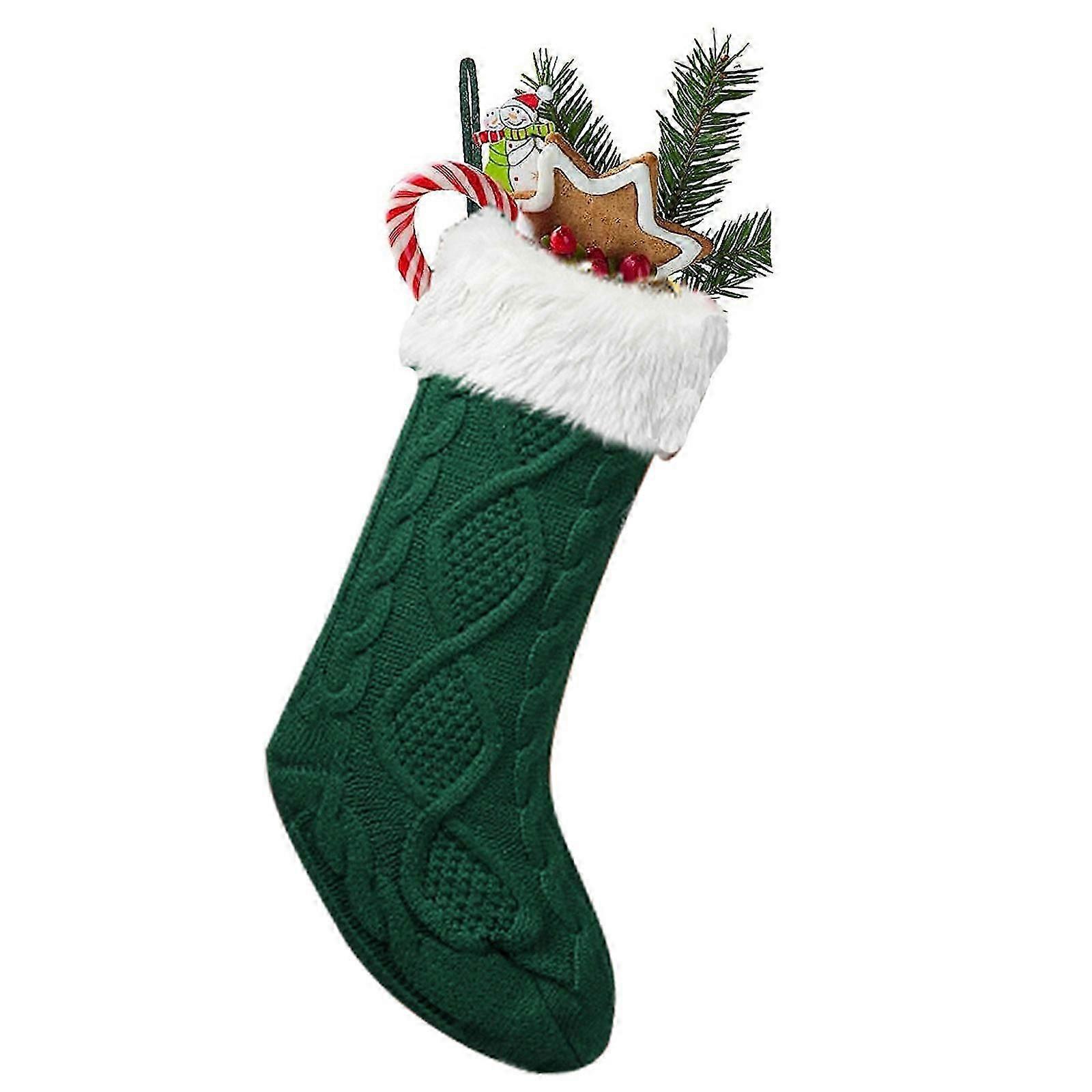 Christmas decorations Christmas plush knitted socks