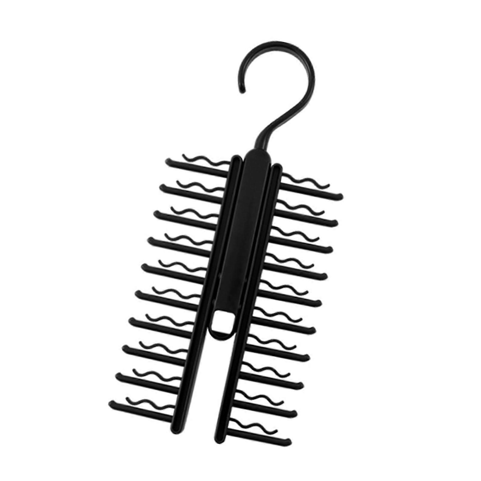 Tie Storage Organizers 20 Slot Rack For Wardrobe Organization Keeps Ties Wrinkle  And Mess