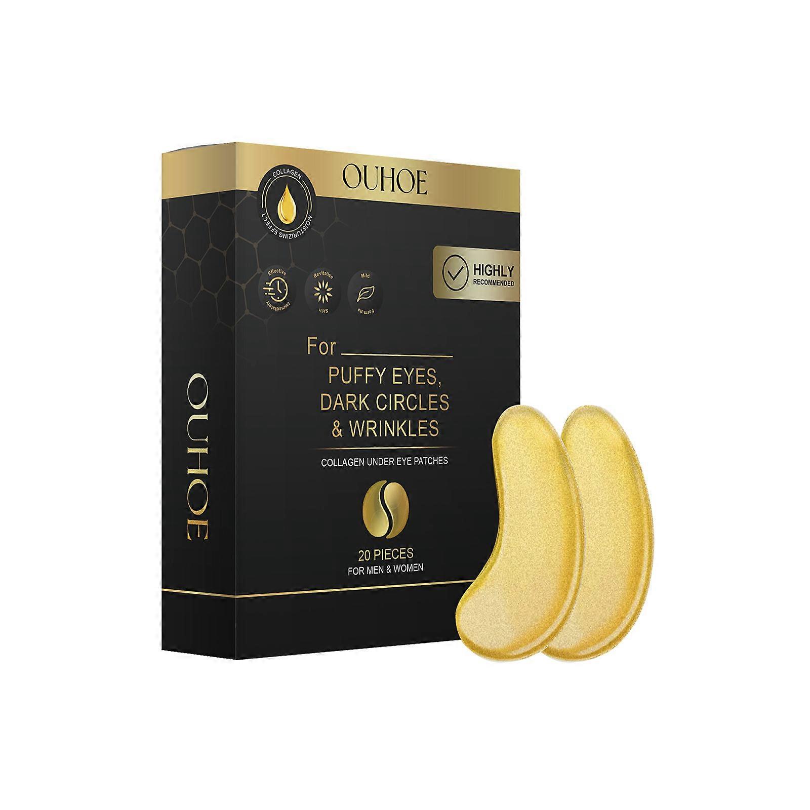 Ouhoe Golden Firming Eye Mask Gently Nourishes And Enhances The Elasticity Of The Skin Around The Eyes. Niacinamide Firming Eye Mask