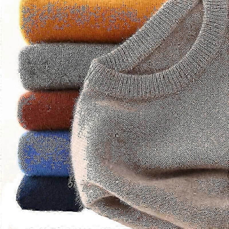 Férfi kasmír pulóver őszi tél puha meleg dzsörzé pulóver mert Hombre