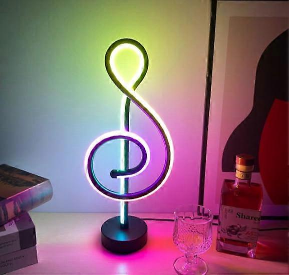 LED Bedside Table Lamp Modern Spiral Dimmable RGB Desk Light Music Sync Remote App Color Changing Night Light