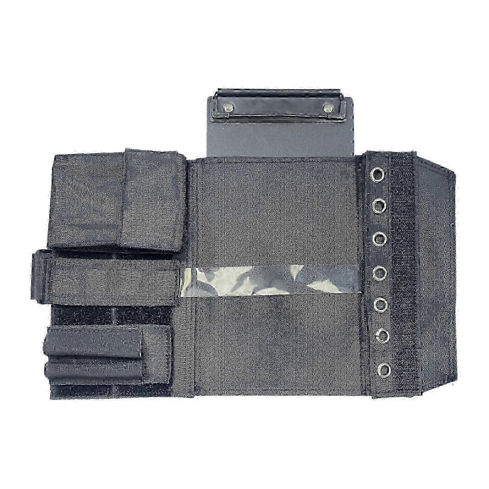 Professional Pilot Kneeboard Notepad Holder with Adjustable Strap and Multifunctional Design