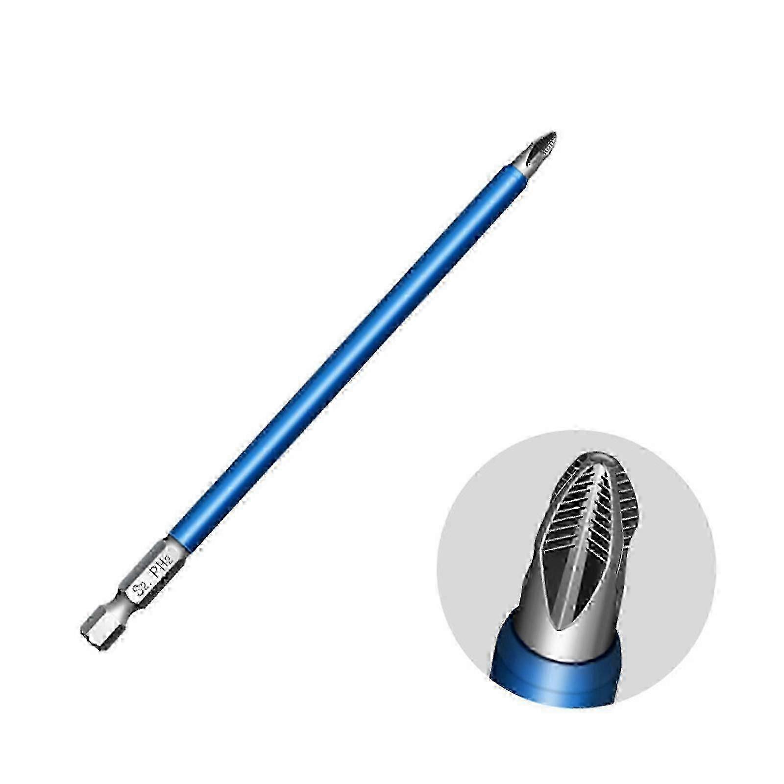 PH2 Magnetic Phillips Screwdriver Bit Set Hex Shank Phillips for Head Drive Bit for Cross Anti-Slip Screw Driver Power D
