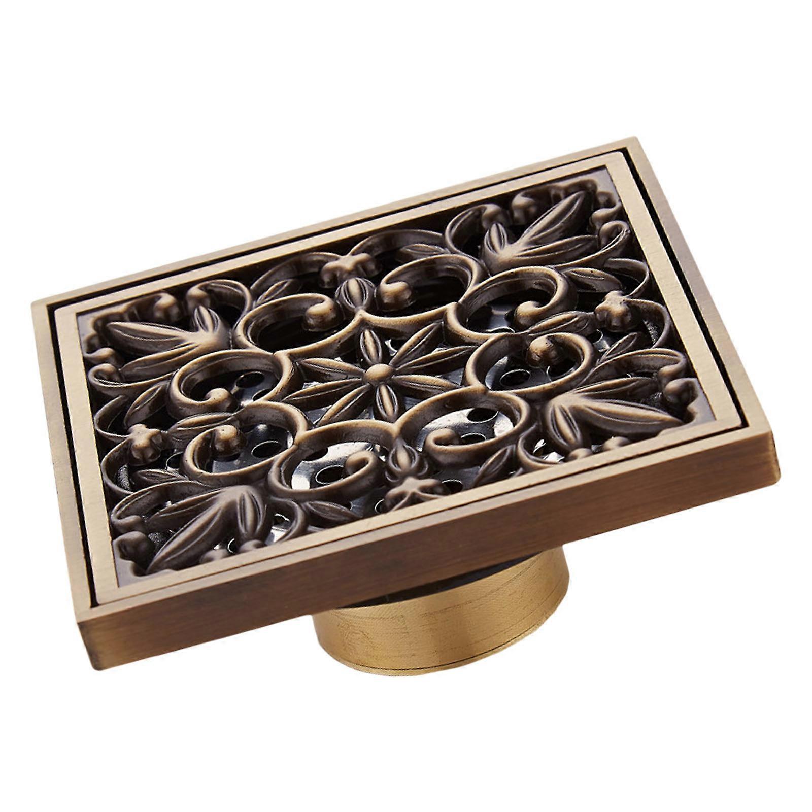 Practical Brass Bathroom Drain with Odorless Function and Adaptables Pipe Fitting Daily Casual Use Bathroom Accessory Multicolor