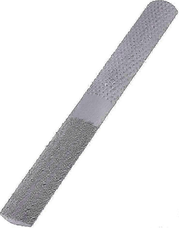 Wood Rasp File, 4 In 1 Steel Flat Rasp File Semi-circular Carpentry Woodworking Wood Hand Tool Carving Rasp Coarse Tool(1 Pc, Gray)