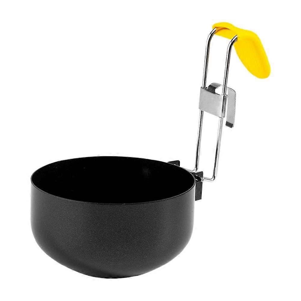 Egg Poacher Steel Frying Pan with Folding Cups and Brush for  Poached Eggs 1pcs 2025