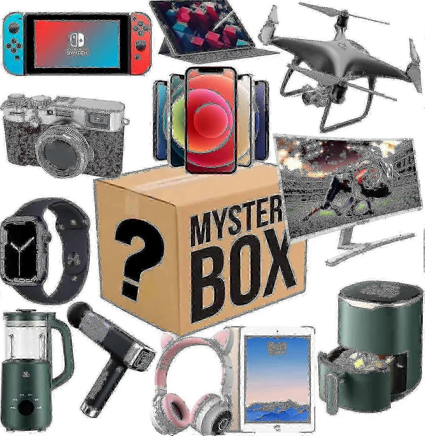 صندوق مفاجأة صندوق الحظ هدية عيد الميلاد للأطفال صندوق إلكترونيات