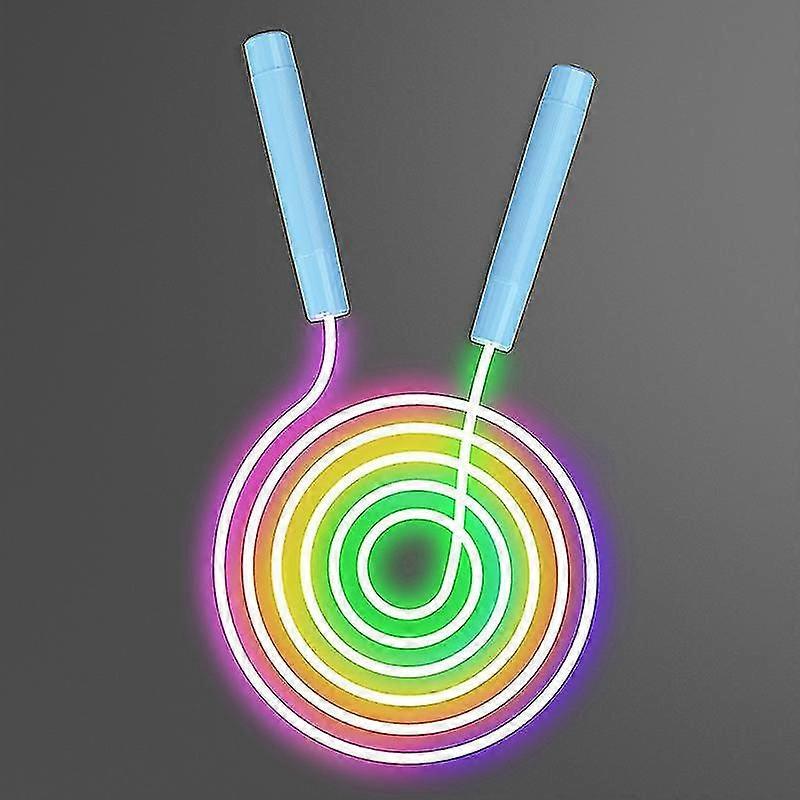 Cordon à sauter lumineux réglable 2.8m Allumez la corde à sauter