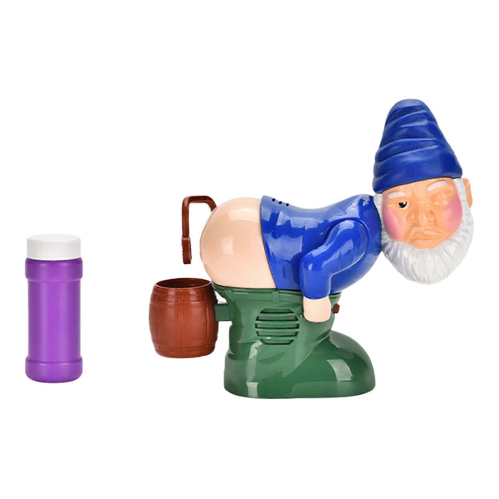 LightUp Musical Bubble Blower Machine Dwarf Shape Bubble Toy For Children Party Holiday Decoration And Family Gatherings Multicolor