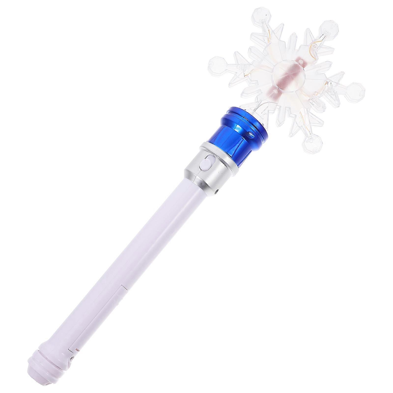 LED Snowflake Rotation Wand Ideal For Events Weddings And Concerts Lightweight Design In Blue Color 1Pack