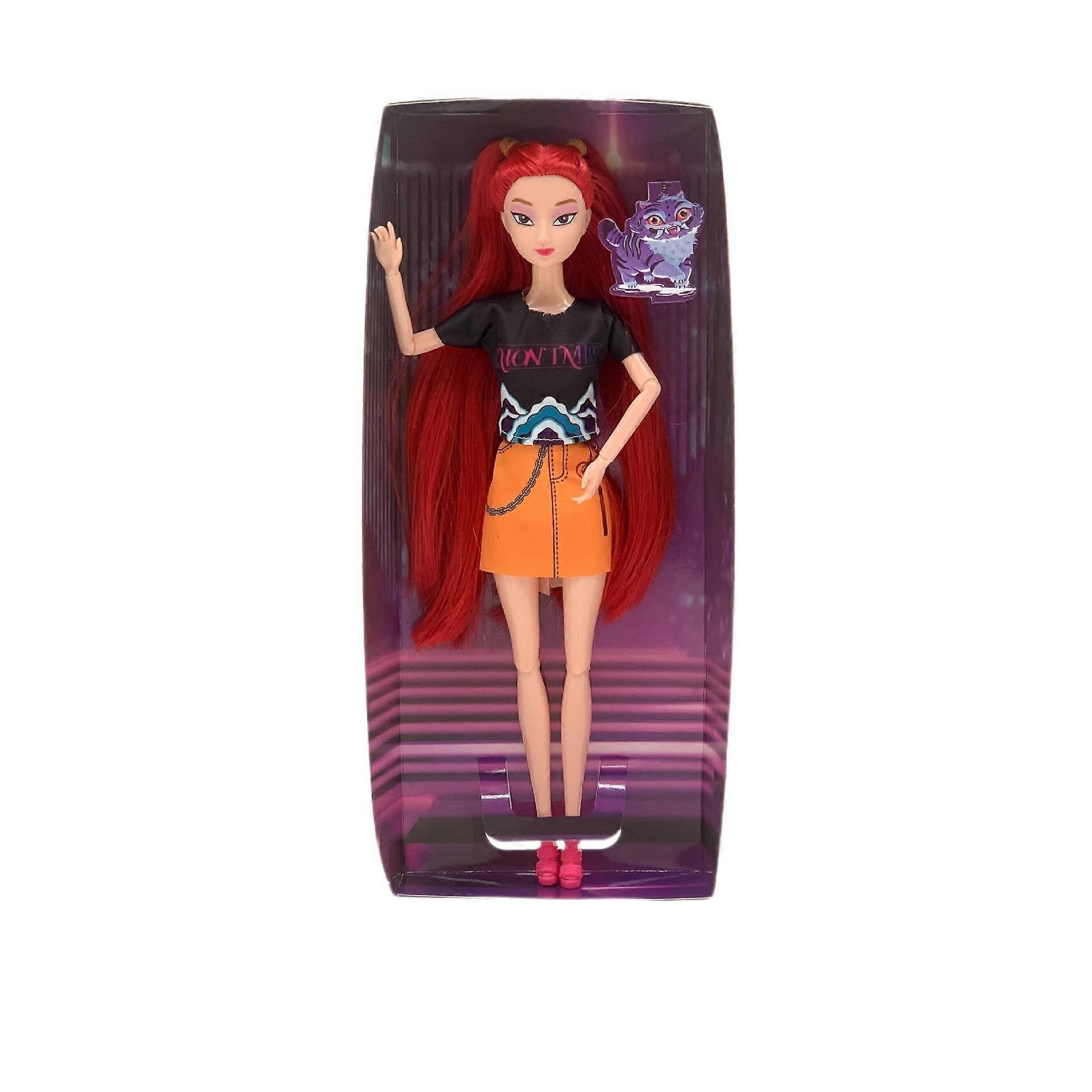 K-Pop Demon Hunters Vinylfiguren – Neue K-Pop Demon Slayer Miniaturpuppe Lumimila Zoey – Schreibtischdekoration – Geschenk