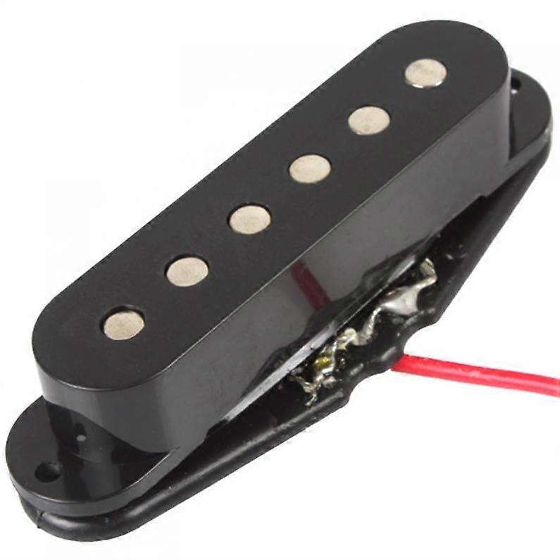 Black Single Coil Sound Pickup for 6 Strings Guitars