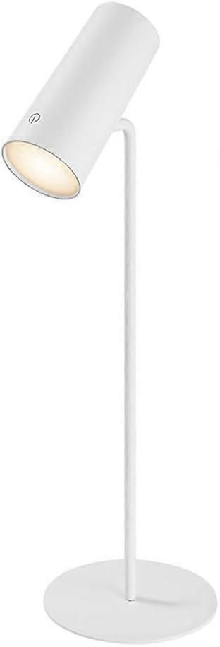LED Desk Lamp Rechargeable Touch Control 360° Rotation USBC Charging Dimmable White
