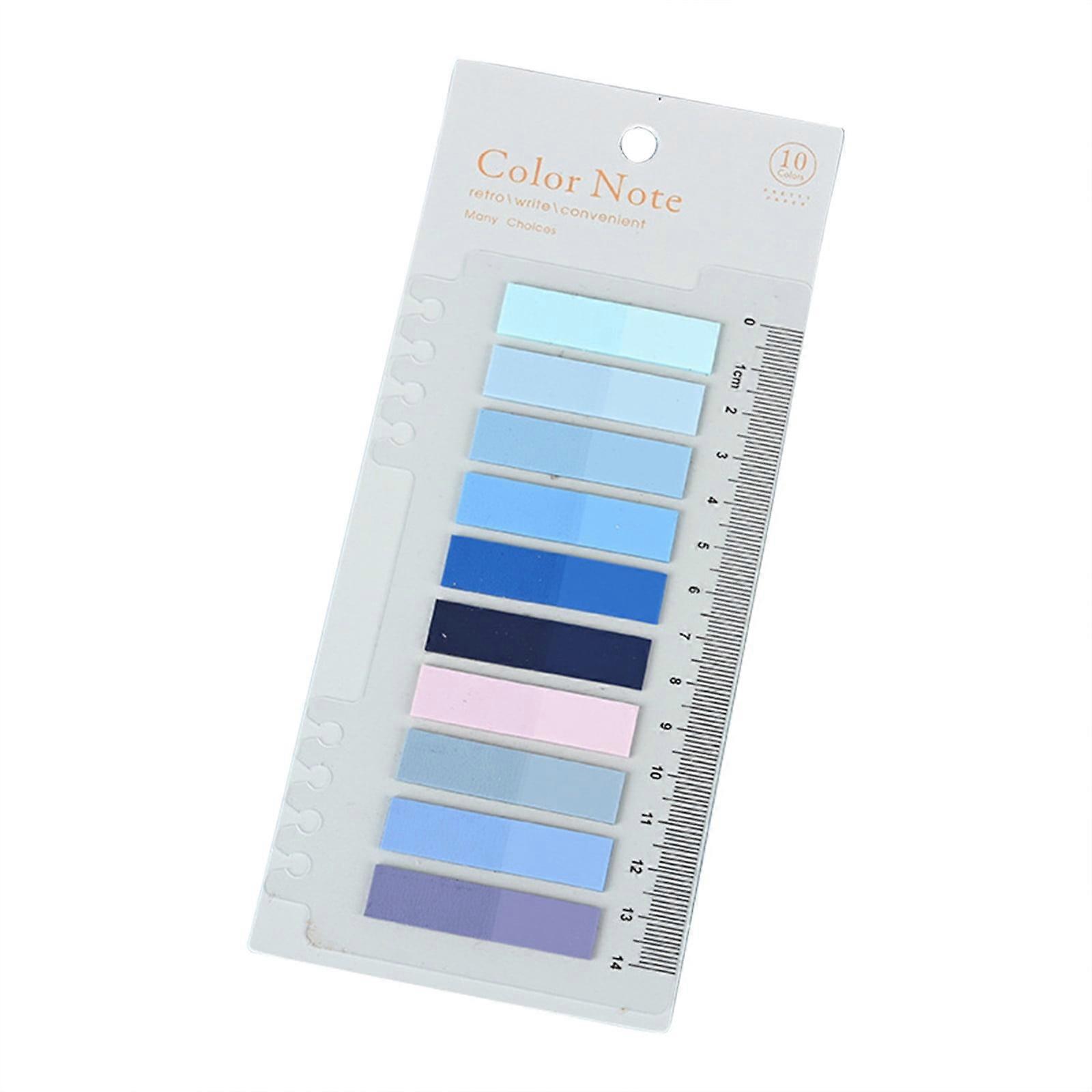 Sticky Note Index Marker Sticker Morandi Translucent Creative Notes Students Focus On Note Classification Notes N Times