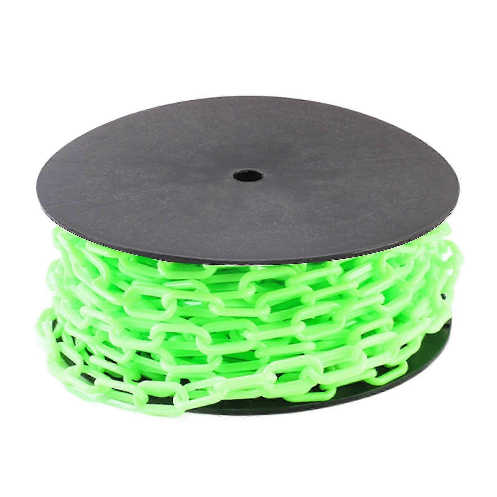 Caution Security Chain for Driveway Parking, High Visibility Plastic