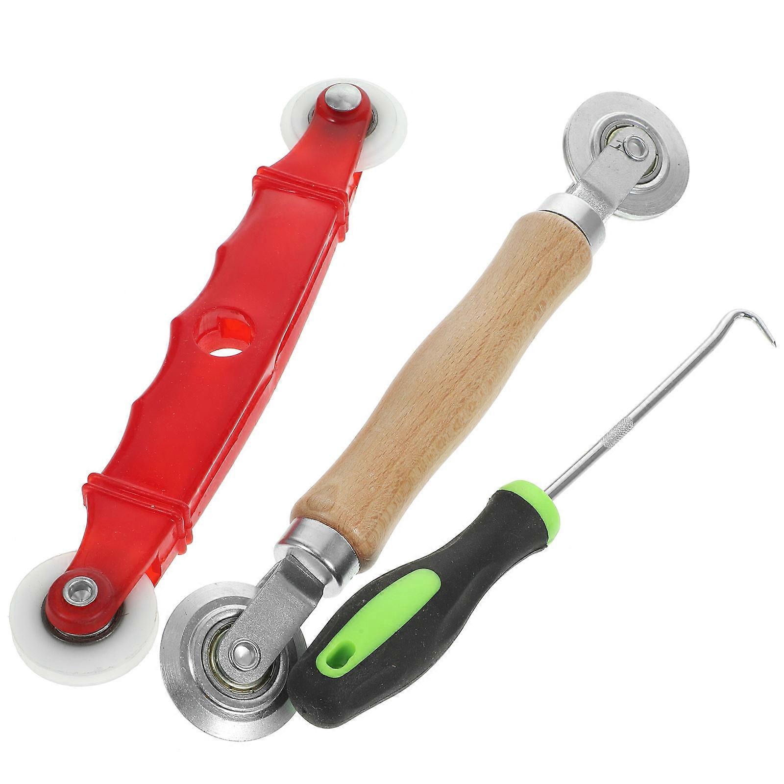 Screen Roller Tool with Durable Plastic Handle for Home Use Assorted Color Portable and Smooth 1 Set