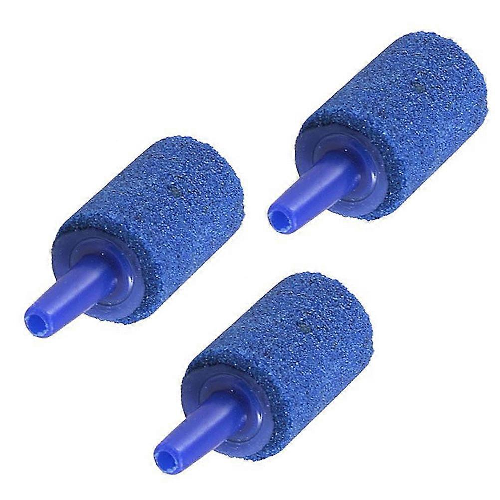 20 pcs Air Stone Mineral Bubble Diffuser Airstones Diffuser for Aquarium Fish Tank Pump Hydroponics (Blue)