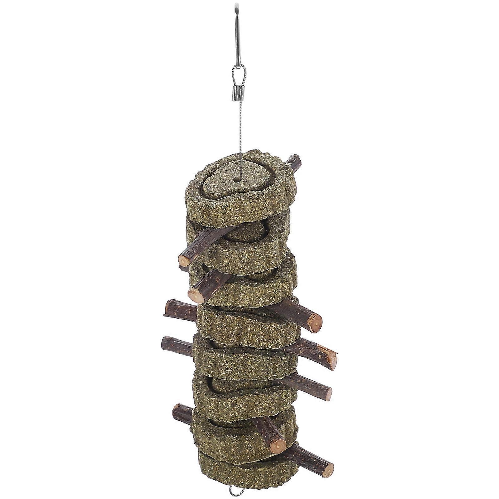 Rabbit Molar Set Natural Chew Toy for Small Pets 4Pcs Included