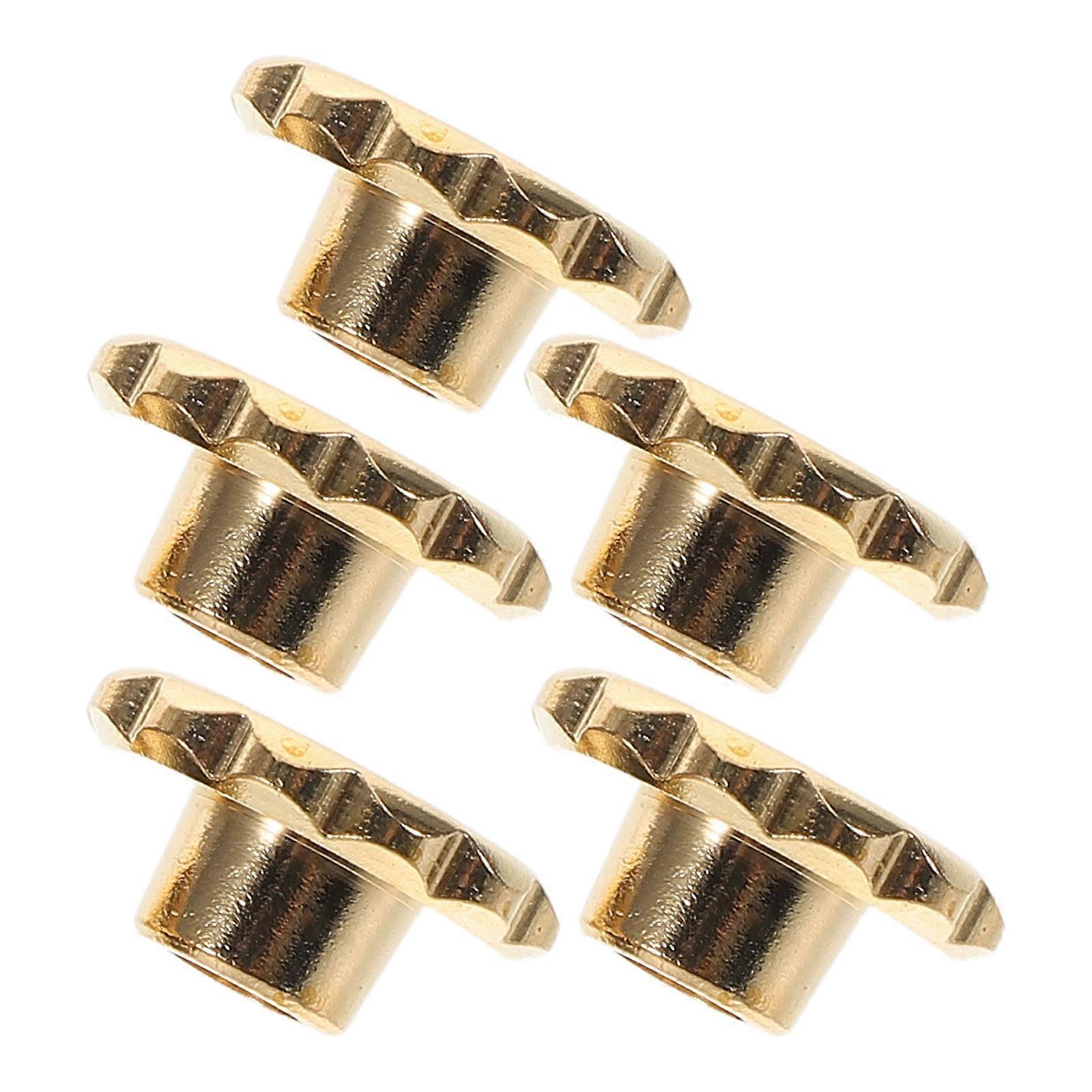 Backflow Incense Burner Copper Holder for Decor 5Pcs Unique Golden Incense Stand