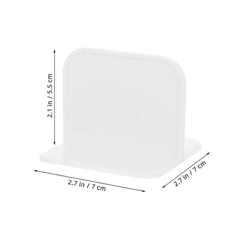 White Plastic Playpen Stabilizer Adhesive Fixator Tool for 8Pcs Set