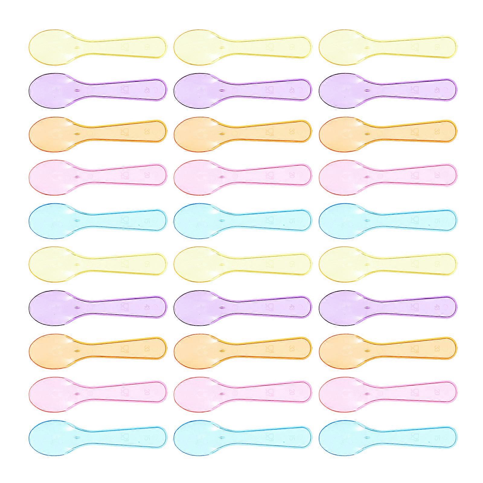 Multicolor Ice Cream Spoons Mini Dessert Spoons for Tasting 1500Pcs
