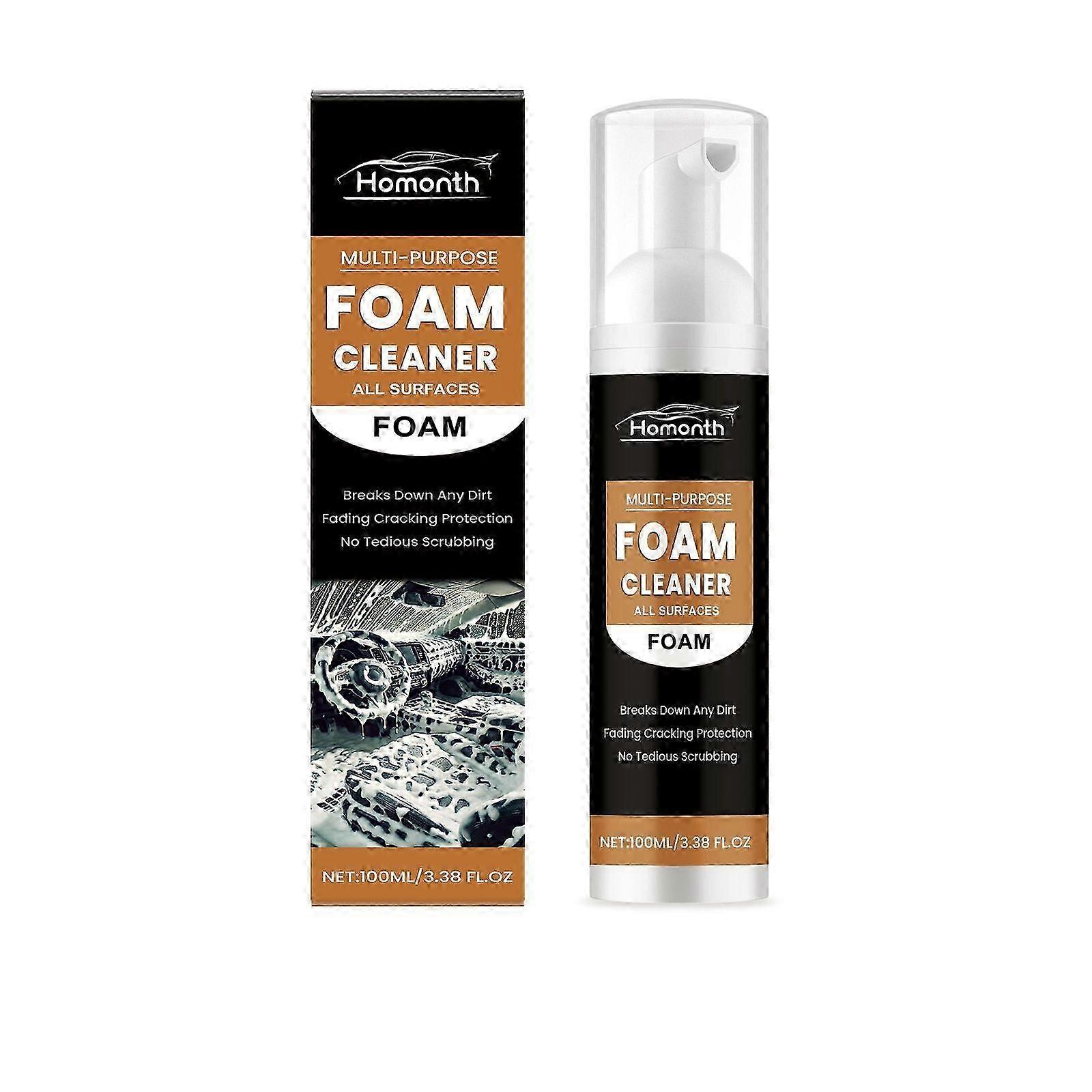 Homonth Multi-Purpose Foam Cleaner, Multi-Functional Car Cleaning, Rust Removal, Scratch Repair, Universal Care