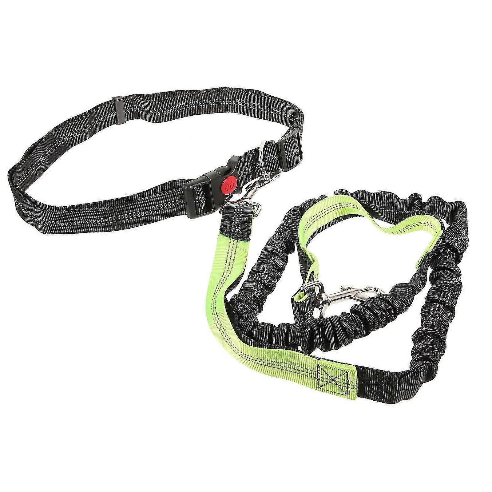 Hands Free Dog Leash for Walking and Running with Reflective Stitching for Safety Outdoor Use Assorted Color Polyester