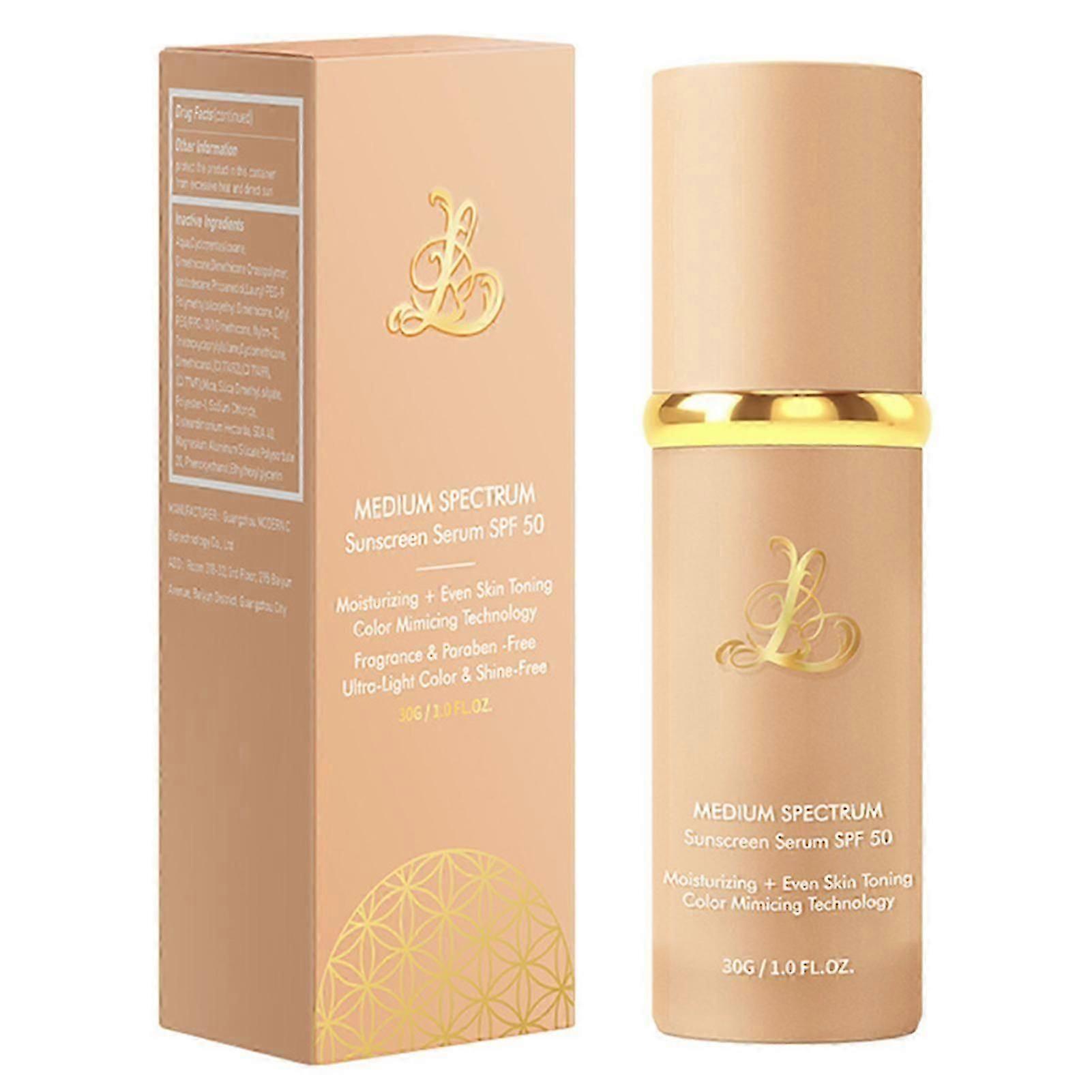 suitable for 4-in-1 Color Changing Foundation with SPF 50+, Medium Spectrum Foundation Makeup, Full Coverage & Long Lasting