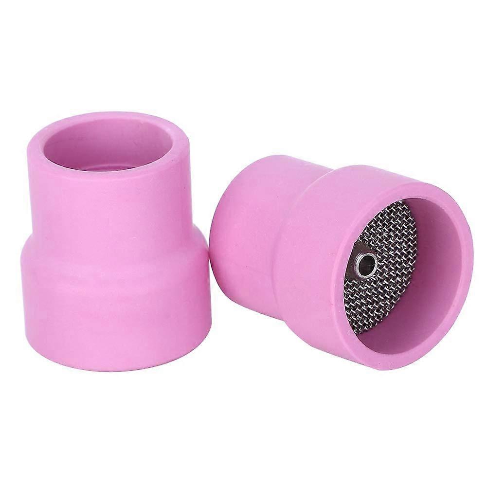 2Pcs #12 Ceramic Welding Torch Cup for WP9 WP20 WP25 Heat Resistant Nozzle Accessory