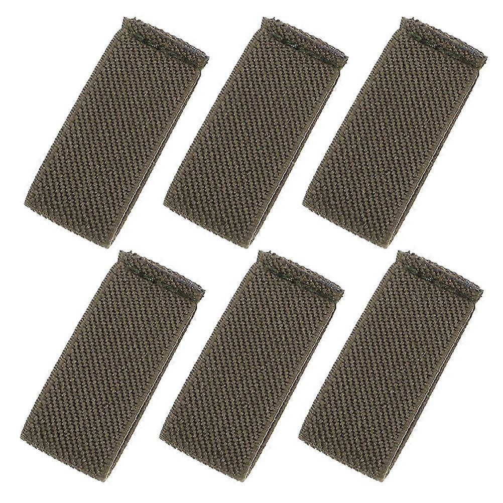 Elastic Belt Keepers Nylon Webbing Strap Holders for Backpack 12Pcs