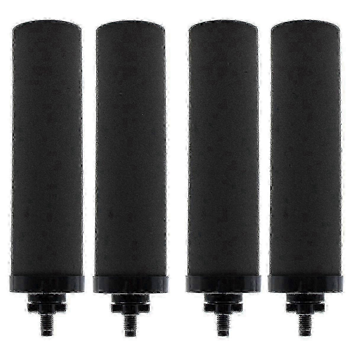 4PCS Water Filter Replacement for BERKEY Black Activated Carbon BB9-2 Filters for Gravity-Fed Water Filter System -JA