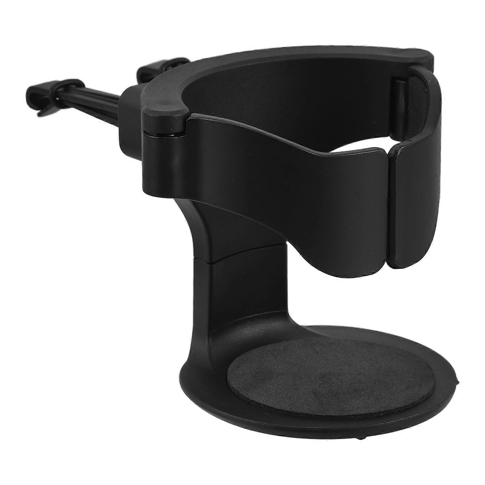 Black Multifunctional Air Vent Cup Holder for Car Easy Installation ABS Design Compact Size