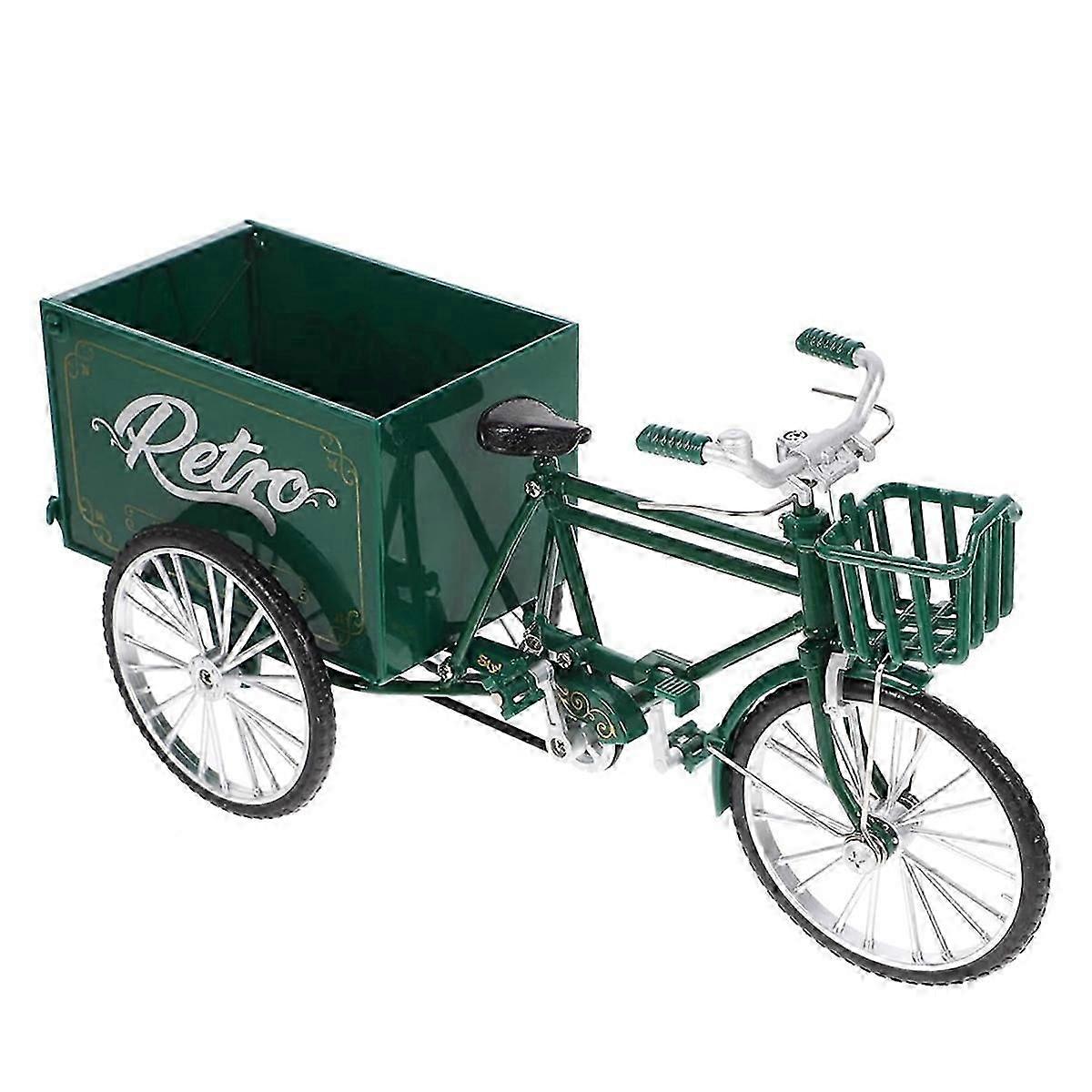 Mini Tricycle Finger Bikes Shelf Accessories Decor Bicycle Model