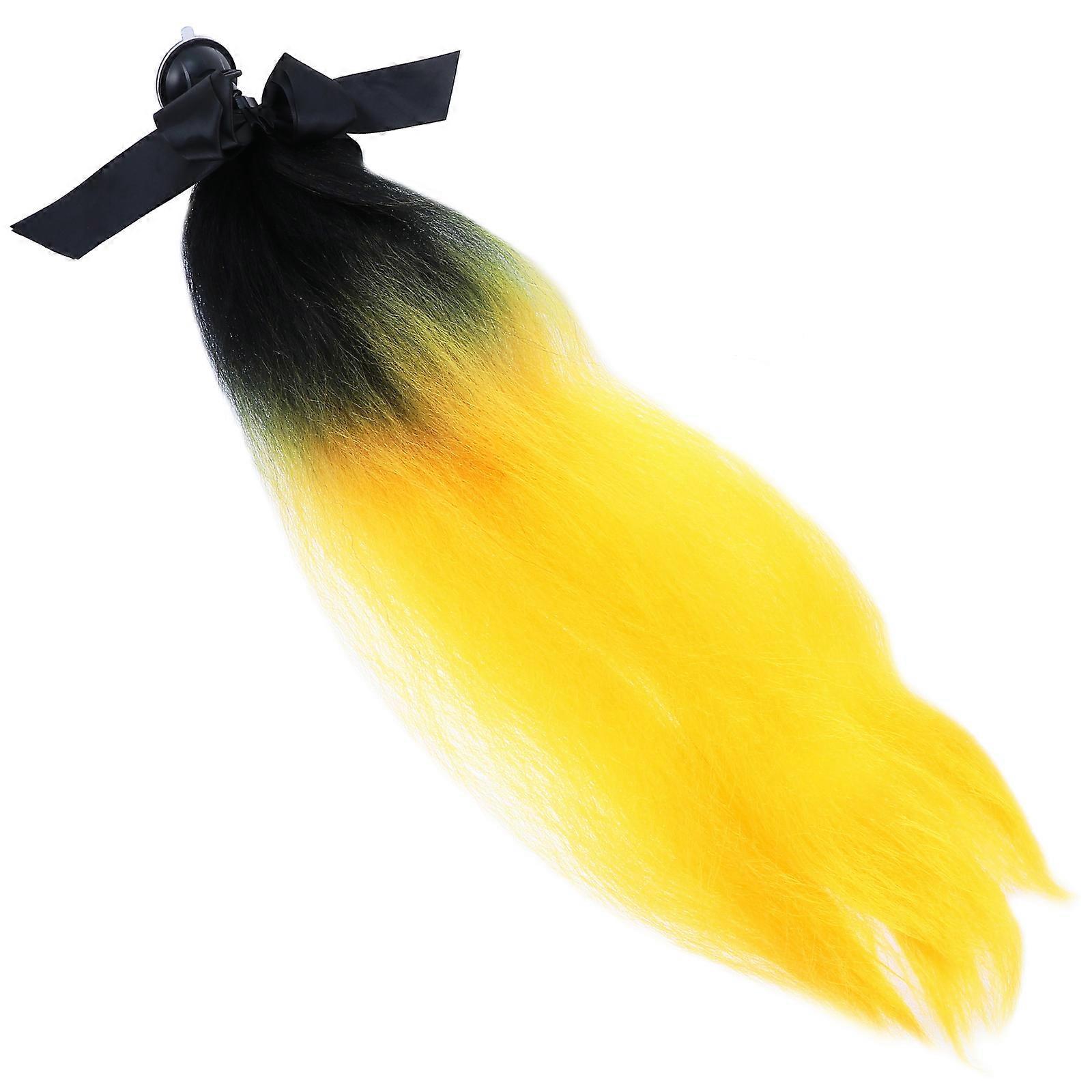 Braid Decor Wig for Decoration Delicate Motorcycle Ponytails