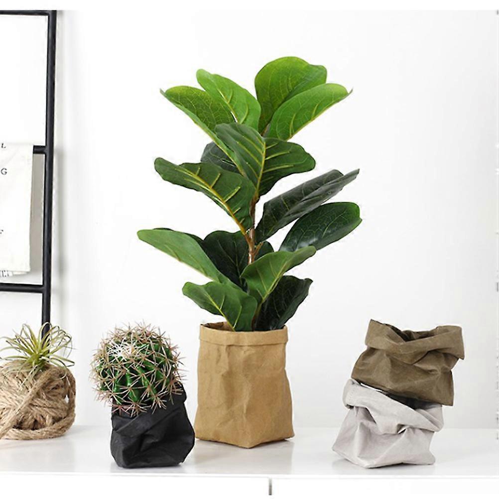 Washable Decorative Paper Bag Kraft Paper Container for Storage