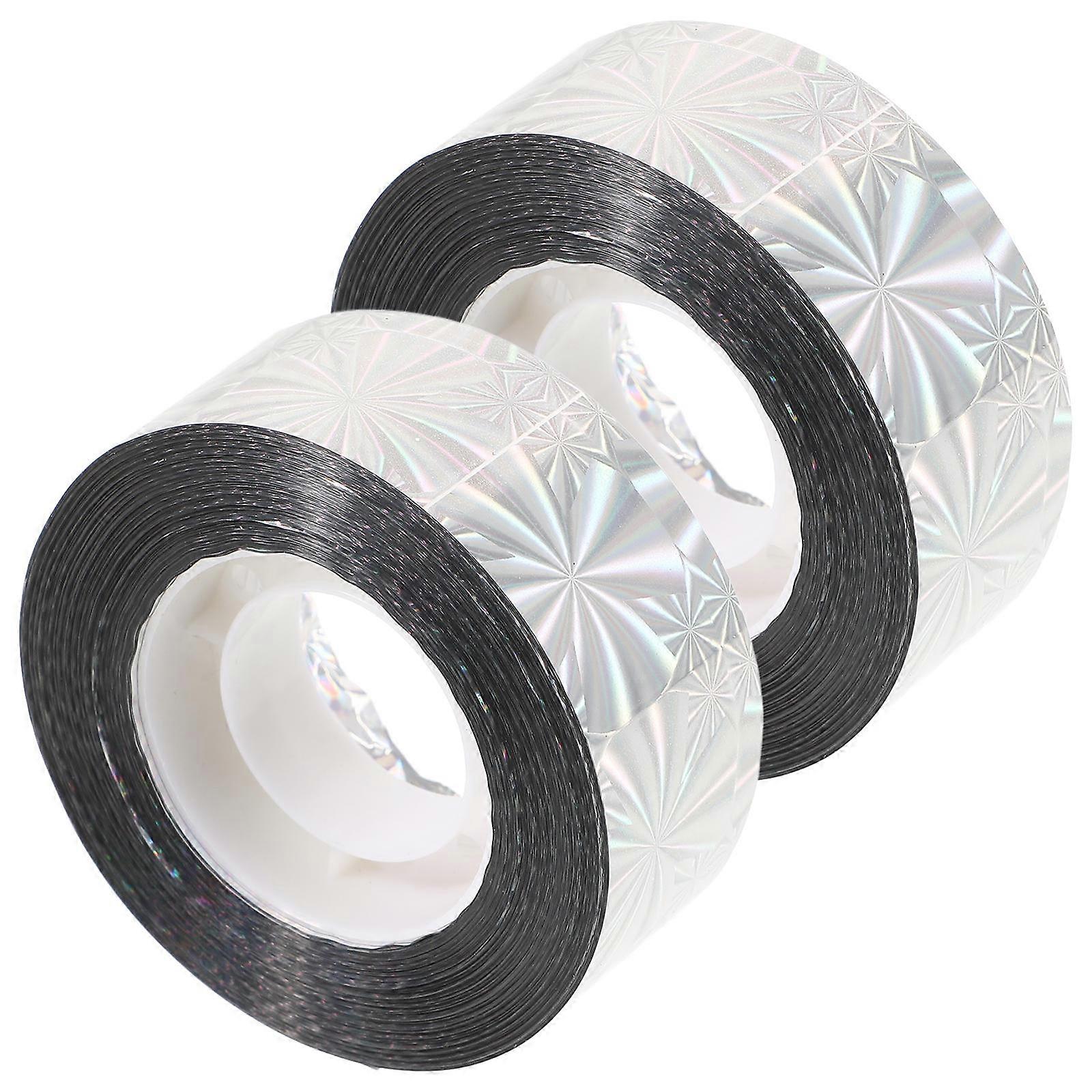 Double Sided Bird Scaring Reflective Tape for Garden Use 2 Rolls