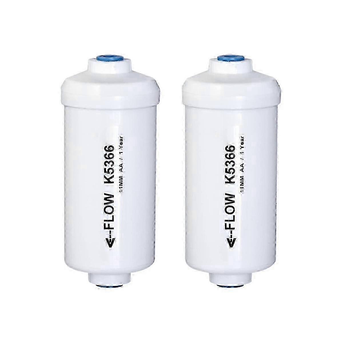 2-Piece Replacement Fluoride Water Filter K5366 Compatible Gravity Filtration System Purification Element 26-27s