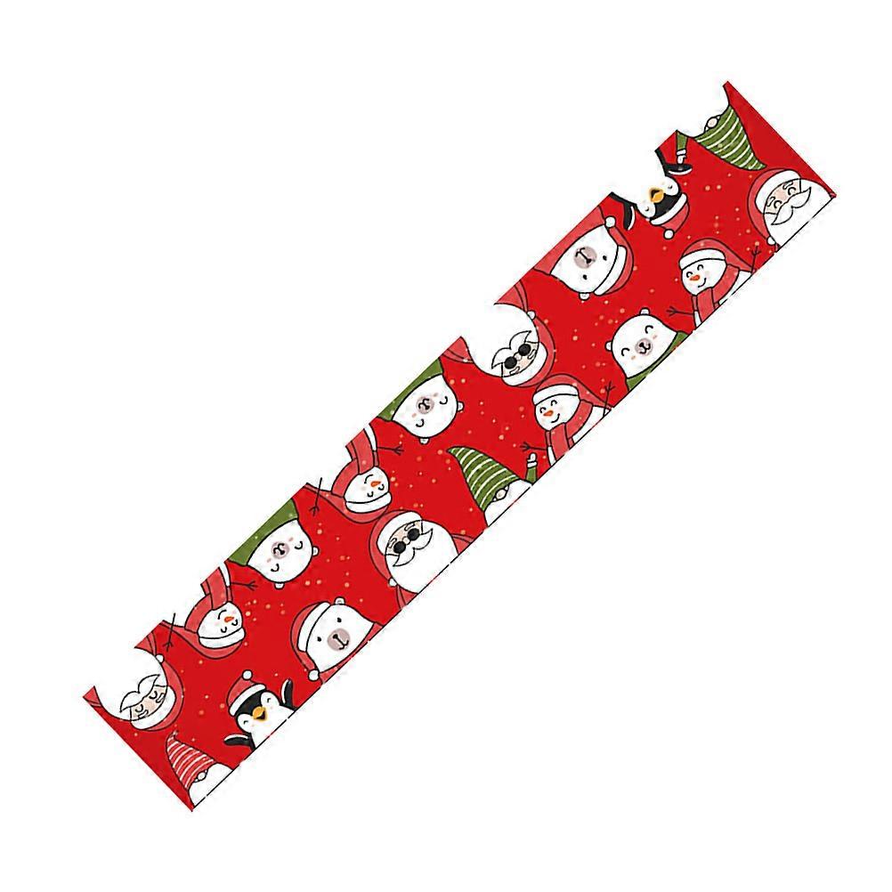 Christmas Table Runner for Home Decor 2Pcs Assorted Color Xmas Table Cover