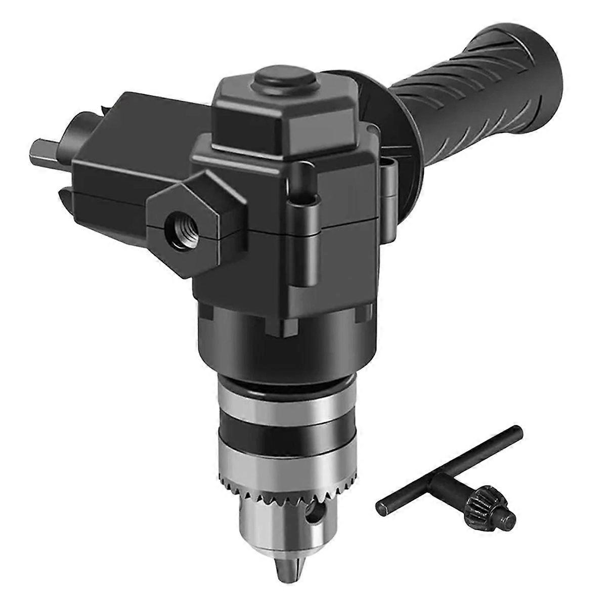 Impact Drill Adapter 90 Three Jaw Chuck CornerRight Angle Bend Extension Chuck Drill Adapter Angle