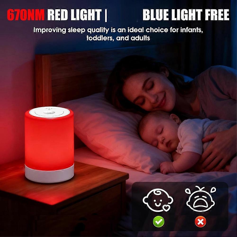 Red Light Therapy Sleep,Red Night Lights with 670nm Wavelength,Function