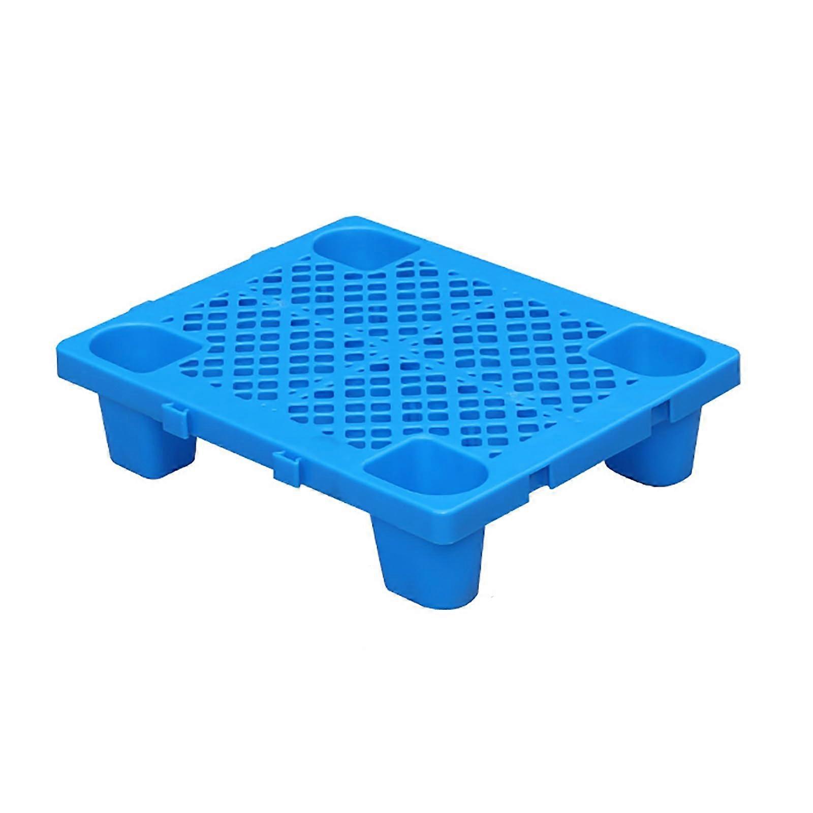 Plastic Storage Pallet HDPE Ventilated MoistureProof Stackable for Warehouse Garage Basement 40x50cm
