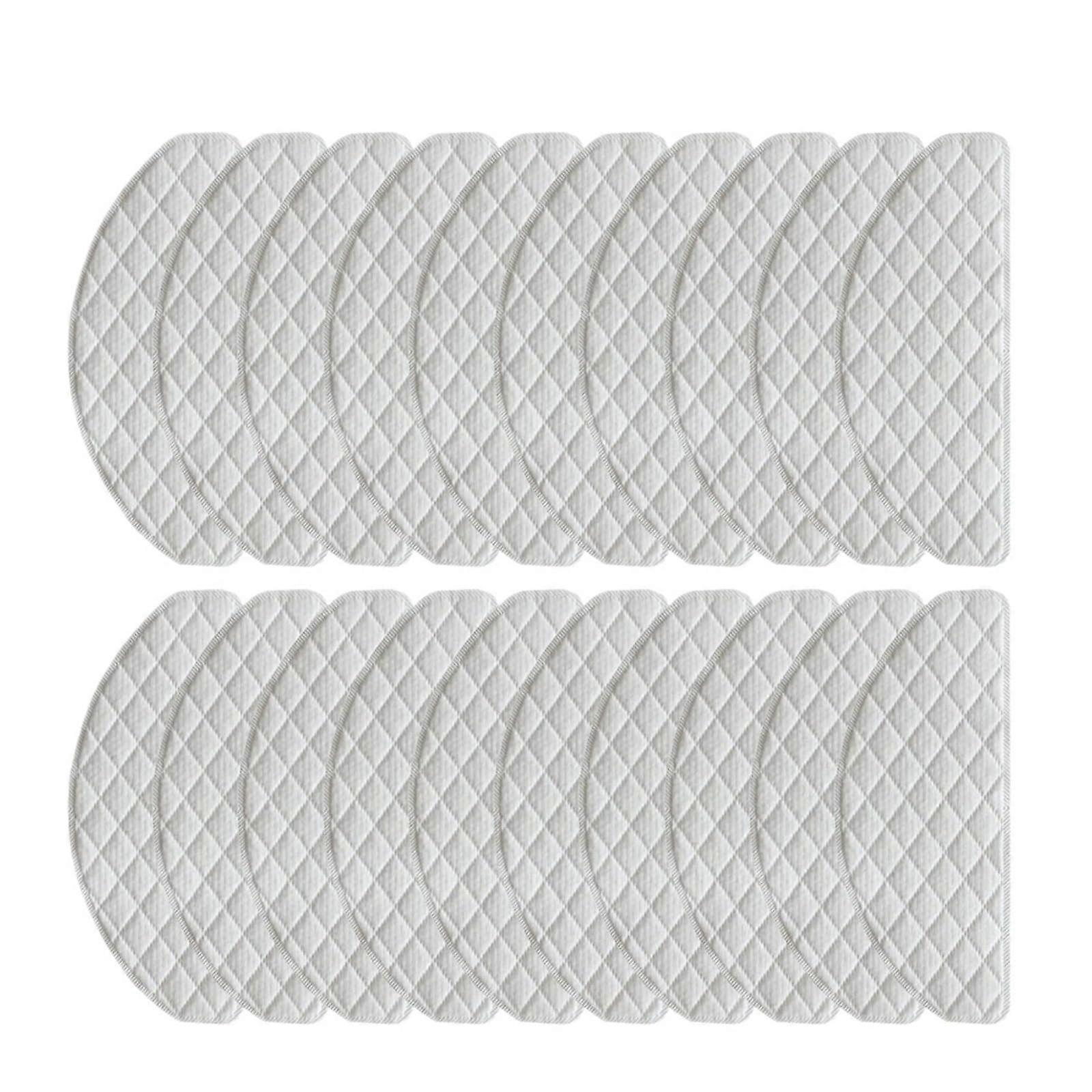 20pcs Vacuum Mop Replacement Pads for Imou L11, Disposable Mop Cloths, Soft Microfiber Cleaning