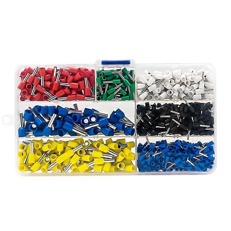 850 Pcs Wire Ferrules Crimp Connector Kit with Insulated Copper Pin End Terminals for Secure Connection