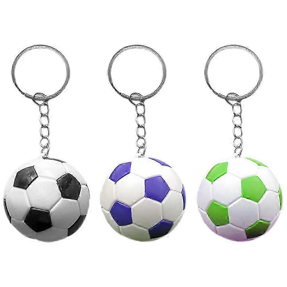 3Pcs Cool Multi function Soccer Party Favors Keychains for Bag Pendants