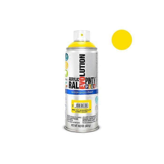Pintyplus Evolution Vattenbaserad Sprayfärg 520cc RAL 1021 Signalgul